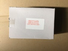 AC8 8mm Red LSF Coated Fire Alarm Cable P-Clip (pack of 100 clips)