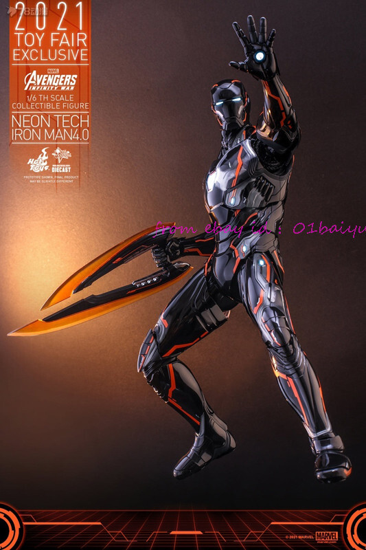 アイアンマン ネオンテック アベンジャーズ インフィニティウォー 4.0 Amazon.com: Hot Toys Iron Man Neon Tech Avengers Infinity