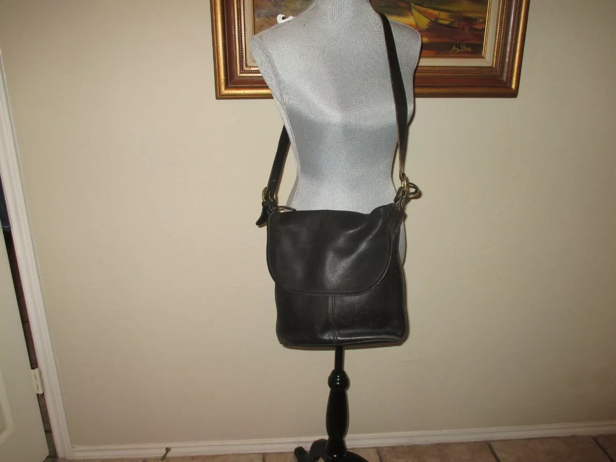 Coach Vintage Black Leather Whitney Bag Style 4115 eBay