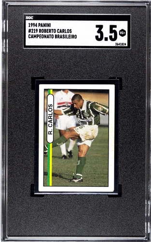 1994 Panini Campeonato Brasileiro #219 Roberto Carlos Rookie SGC 3.5
