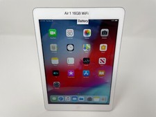 Apple iPad Air 1st Gen. 16GB, Wi-Fi, 9.7in - Silver - Low Battery