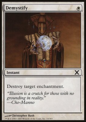 MTG Magic the Gathering Demystify (14/514) Tenth Edition LP