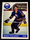 1985 O-Pee-Chee Hockey Mike Foligno #17 PSA 9