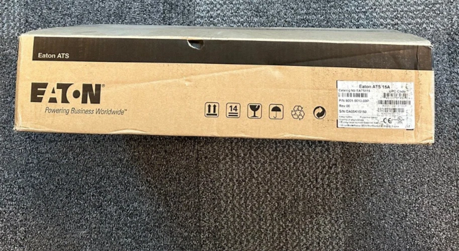 Eaton EATS115 120V 12A Single-Phase PDU - Black p/n 9001-5013-00p - Image 2 of 3