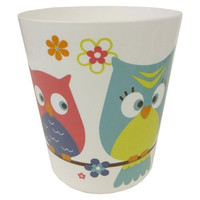 Whooty Hoot Bathroom Accessories Collection (wastebasket) Whooty Hoot Bathroom Accessories Collection (wastebasket)