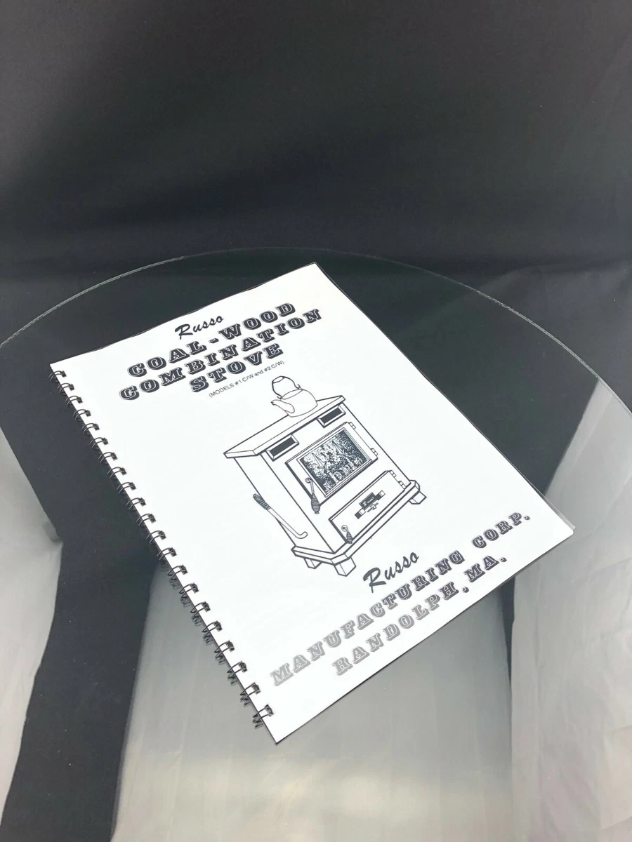 Russo #1 C/W #2 C/W Coal Wood Stove Manual User Guide Instructions COIL  BOUND | eBay