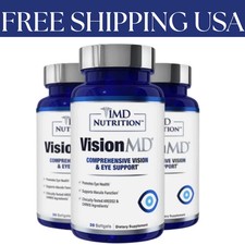 3 pack MD Nutrition Vision MD Eye Vitamin CARMIS - Eye Supplement 30 Softgels.