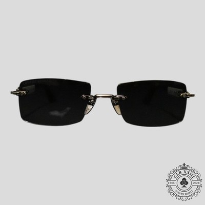Chrome Hearts Deep II Sunglasses in White/Silver | eBay