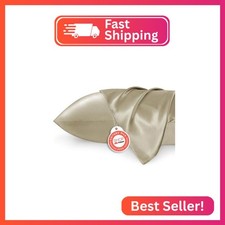 Bedsure Satin Pillowcase 2 Pack Similar to Silk Pillow Cases Standard Size, Pill