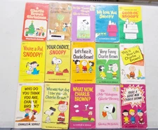 15 CHARLES M SCHULTZ # PB SNOOPY CHARLIE BROWN PEANUTS WHAT NO FUNNY PAL BEAGLE