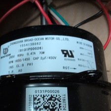 Broad-ocean Y65413b862 0131p00026 Small Hvacrefrigeration Electric Fan Motor Broad-ocean Y65413b862 0131p00026 Small Hvacrefrigeration Electric Fan Motor