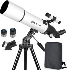 Telescopes for Adults Astronomy, 80mm Aperture 600mm Refractor Telescope