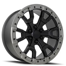 FR99-Ford Bronco OEM Replica Wheels Satin Black Gray Ring 20X9 6X135+20 (4)