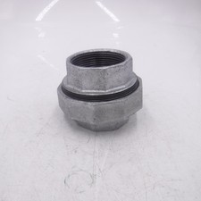 2 1/2" NPT Threaded Union Brass Seat 150 Malleable Iron Galvanized Pipe Fitting