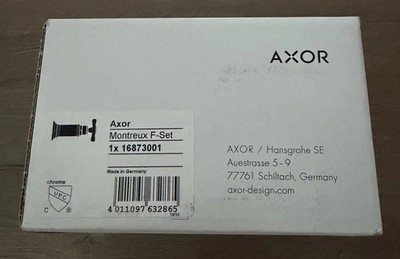 Axor 16873001 Montreux F-Set Volume Control Trim Cross Handle