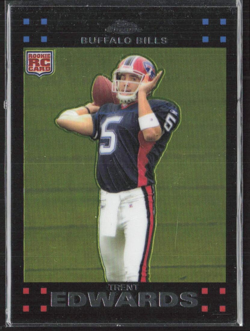 2007 Topps Chrome #TC171 Trent Edwards Buffalo Bills (JT)