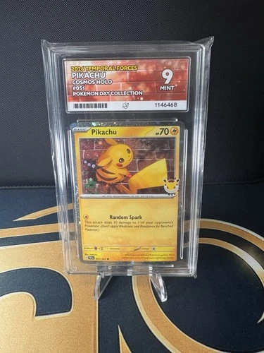 Pokémon TCG Pikachu 051/162 Pokemon Day Promo Card Ace 9 Mint