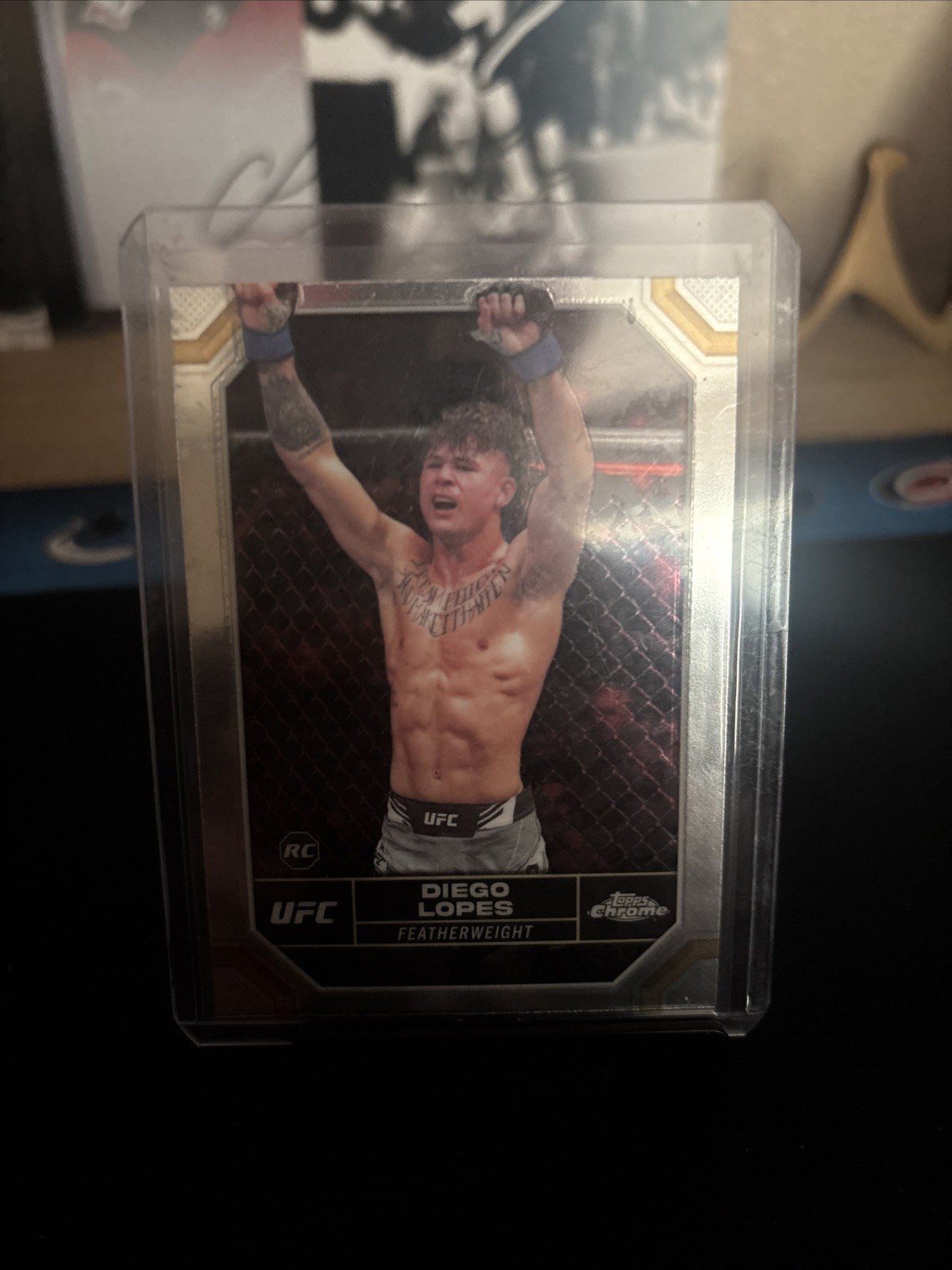 2024 Topps Chrome DIEGO LOPES Rookie Card RC #26 UFC Featherweight