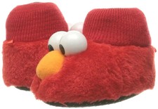 Sesame Street Elmo Toddler Puppet Slippers Shoes Unisex L 9/10 Soft Non-Skid New