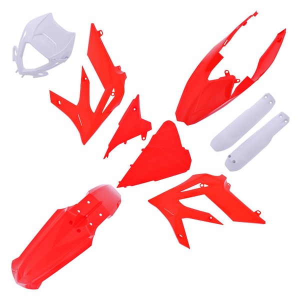 Plastikkit Rot / Weiß Plastiksatz Passend FüR Beta Xtrainer 250 Bj. 2020-2022-image