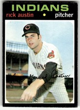 1971 Topps #41 Rick Austin Cleveland Indians RC Baseball Rookie Card Rookie Card. rookie card picture