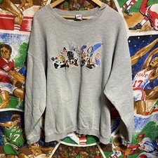 Vintage Looney Tunes Warner Bros. Studio Store Sweatshirt Crewneck Size XXL 90s