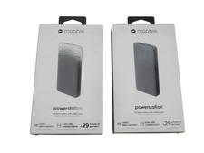 Lot of 2 Mophie Powerstation 8000mAh Portable Battery With USB-C / USB-A Port
