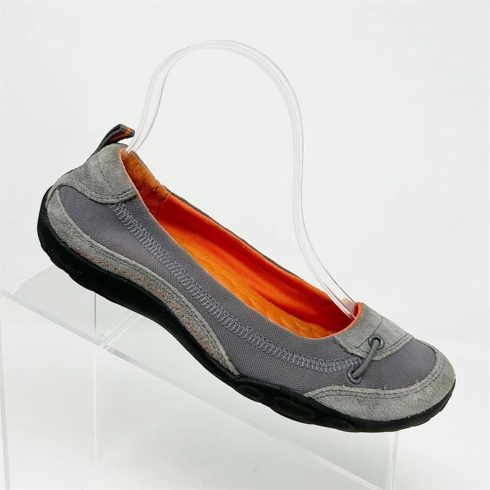 Ballerine Clarks donna Haley cammeo grigio slip on comode taglia 6M casual