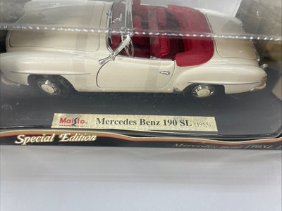 Maisto 1/18 Mercedes Benz 190 SL 1955 Vintage Collector Car