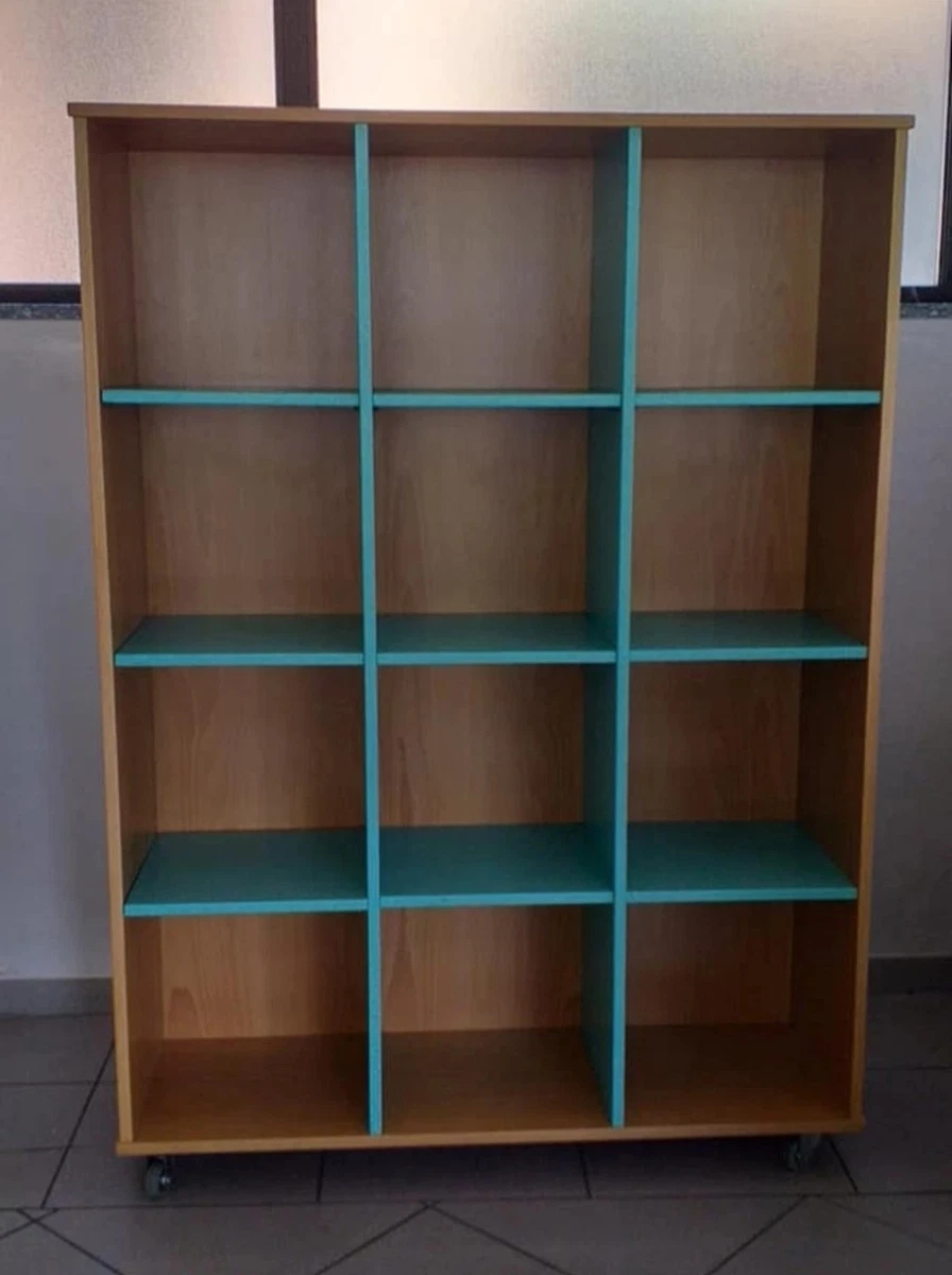 FineBuy Scaffale Legno Massiccio Mango 45x90x35 cm con Due vani portaoggetti | Ripiano in Legno in Stile Rustico | Scaffale in Piedi libreria Marrone