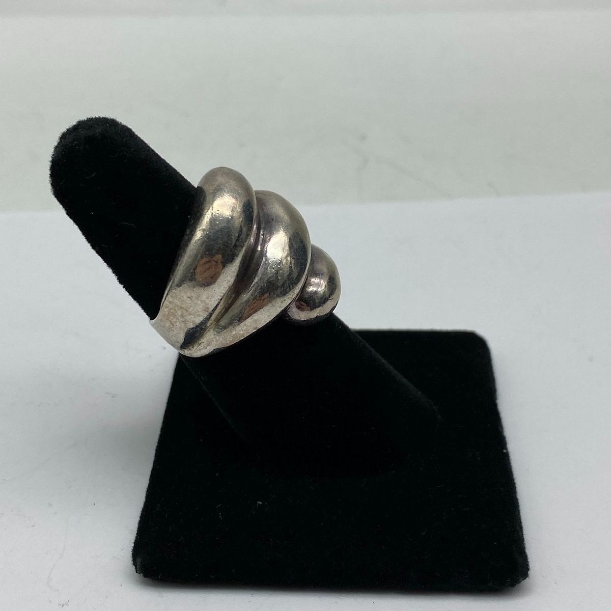 Sterling Silver Assorted Ring/Earring Jewelry Bun… - image 4