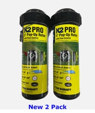 2 New K RAIN K2 Pro 5" Sprinklers - Pop-Up Rotor with Flow Control -Free US Ship