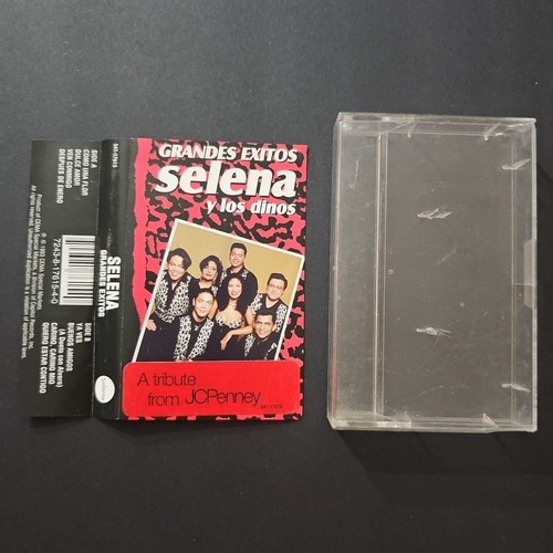 Selena Quintanilla Y Los Dinos Grandes Exitos Cassette (MISSING THE CASSETTE) - Picture 2 of 4