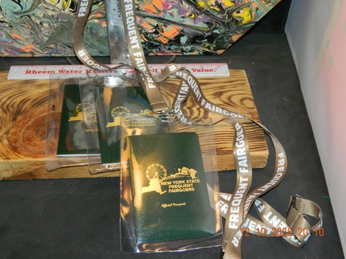 1 New York State Frequent Fairgoers Passport with Lanyard & Pouch