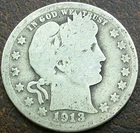 US 1913 Barber Quarter  **