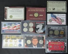 ESTATE COIN LOT 90% SILVER COINS WALKING LIBERTY HALF MERCURY DIMES TYPE SETS NR