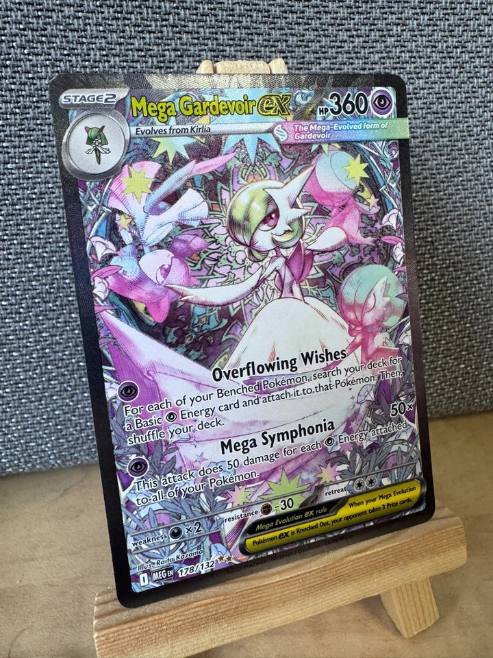 Pokemon TCG Mega Evolutions Mega Gardevoir Ex SIR Alt Art Card 178/132 ...