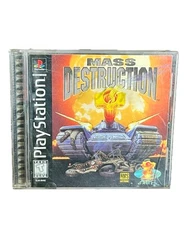 Mass Destruction Ps1 Game Sony PlayStation 1 Psx CIB Retro PsOne Tank War Battle