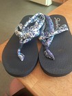 Womens Skechers Meditation Studio Very Colorful Flip Flops Size 10 — photo 1