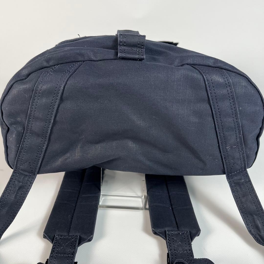 Porter Cube Navy Drawstring Backpack Used Waterpr… - image 6