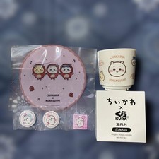 Chiikawa Chiikawa x KuRA Sushi Collaboration Cup Set 14 Pin Badge Acrylic