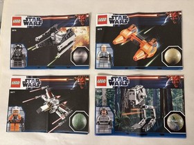 RETIRED LEGO Star Wars Planet LOT Series 1 & 2 Complete VGUC 9676 9677 9678 9679