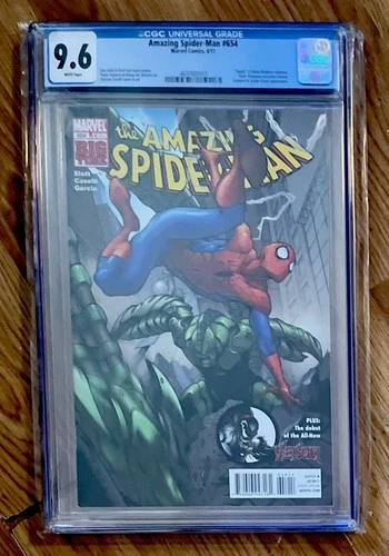 AMAZING SPIDER-MAN #654 CGC 9.6 OLIVEIRA new VENOM, death of Marla Jameson