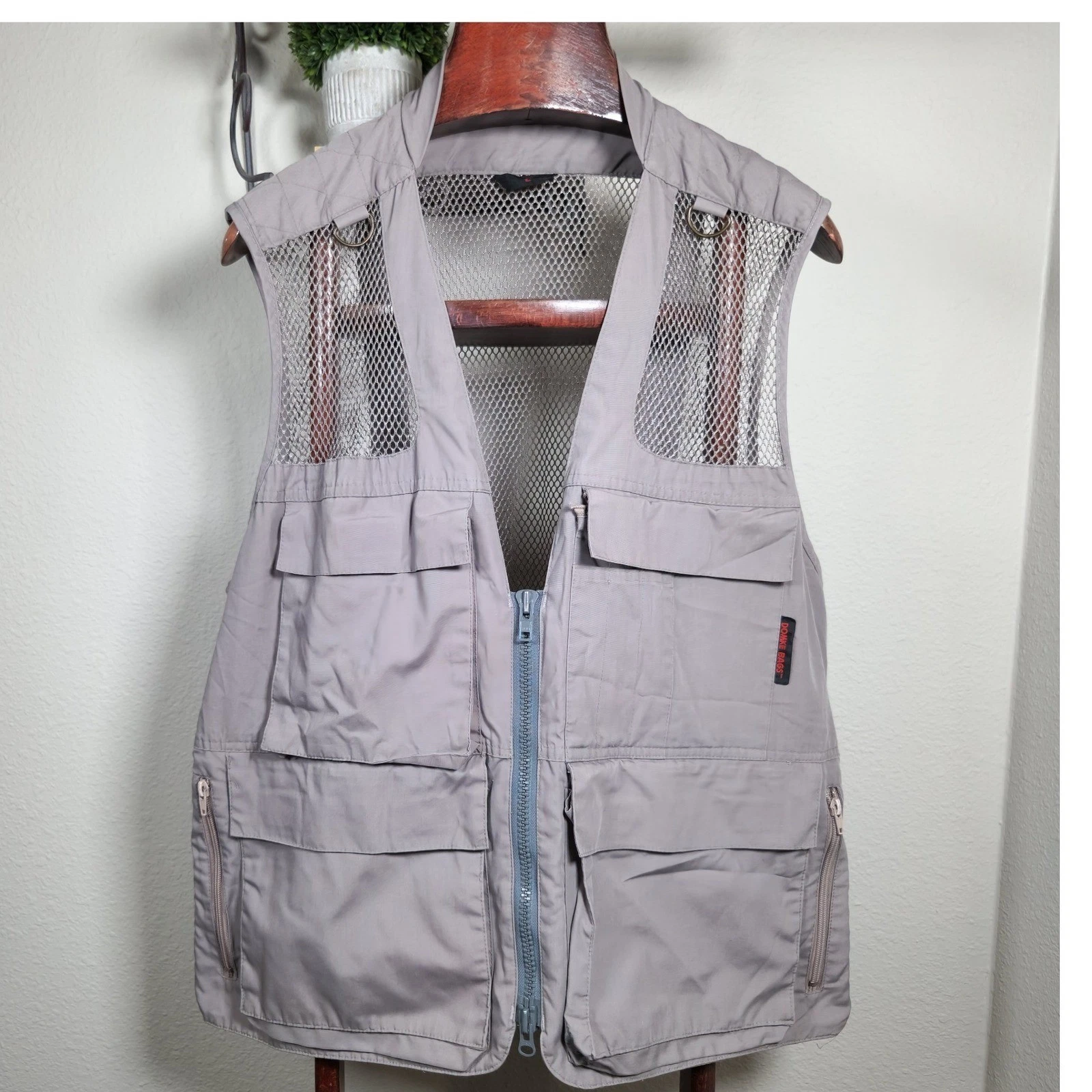 Domke Bags Mens Vest Utility Fishing Hiking Travel Mesh Pockets Size 2