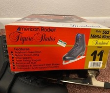 VINTAGE MENS SIZE 11 AMERICAN ROCKET FIGURE SKATES
