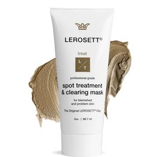 LEROSETT Facial Clay Mask for Balanced, Clear-Looking Skin. Helps Refine Pore...