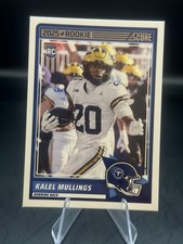 Kalel Mullings 2025 Panini Score Football Rookie RC #62 Tennessee Titans