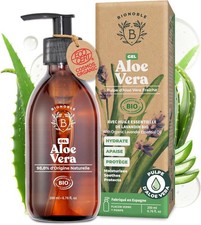 Gel Aloe Vera Bio 97% Pur Pulpe Cheveux Visage Coup Soleil masque capillaire