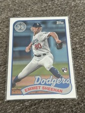 Topps 2024 Emmet Sheehan Dodgers #89B-77 35th Anniversary RC