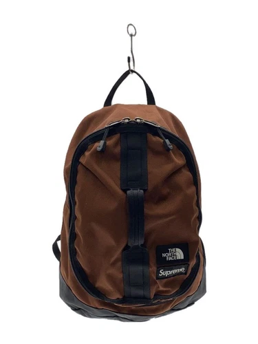 Supreme Backpack 22AW STEP TECH Sac à dos Logo Polyester Marron Occasion